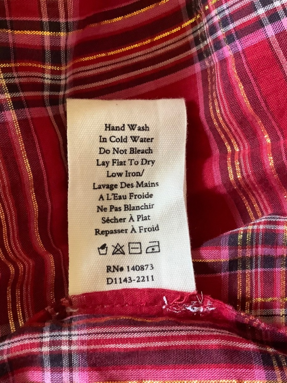 Loveshackfancy Deanna Tartan Halter Mini Dress Red SZ XXL - Picture 12 of 13